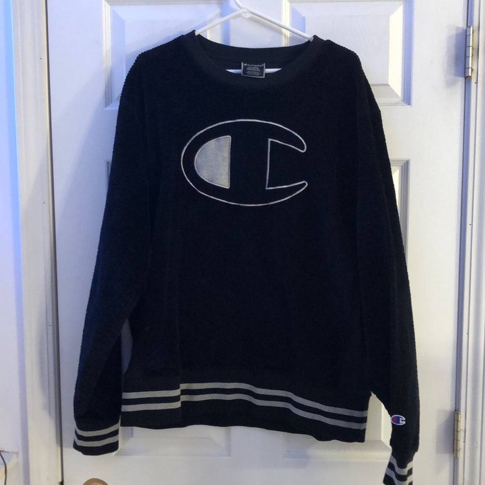 Champion LIFE Corduroy Sweatshirt Black XL